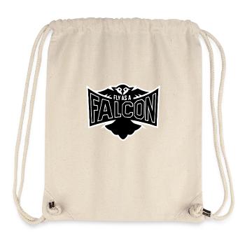 Fly As A Falcon - Black - Stanley/Stella Recycled Gym Bag - natural - Front