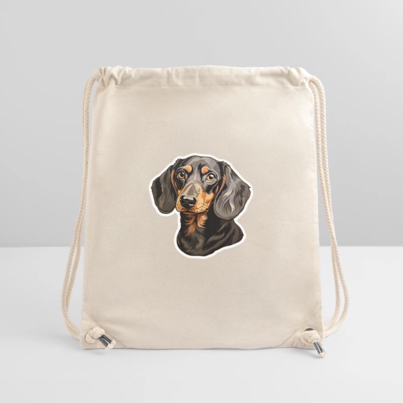 Dackel oder Dachshund Stanley/Stella recycelter Gym Bag