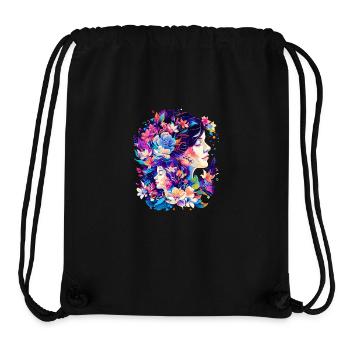 Mutter und Tochter - Stanley/Stella recycelter Gym Bag - Schwarz - Vorne