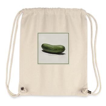 Eine Gurke - Stanley/Stella recycelter Gym Bag - Naturweiß - Vorne