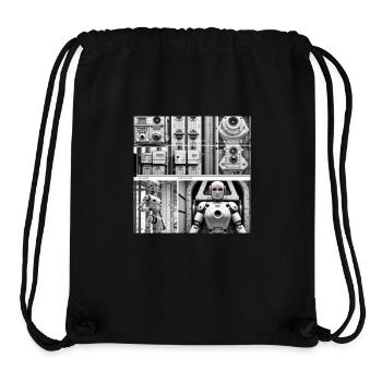 Robot - Stanley/Stella Recycled Gym Bag - black - Front