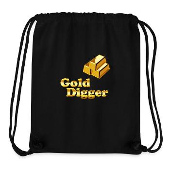Gold Digger - Stanley/Stella Recycled Gym Bag - black - Front