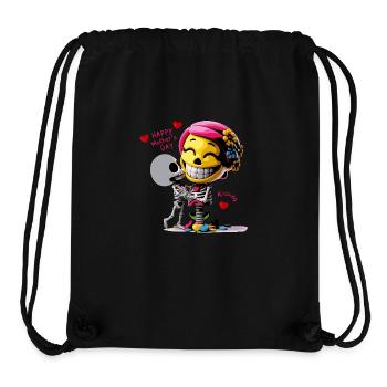 Happiness and love mom in celebration - Stanley/Stella Recycled Gym Bag - black - Front