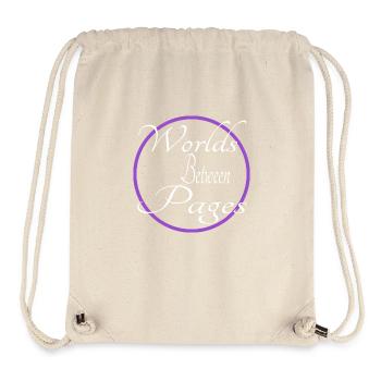 book lovers happy contemporary literature - Stanley/Stella Recycled Gym Bag - natural - Front