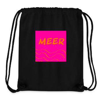 Sea - Stanley/Stella Recycled Gym Bag - black - Front