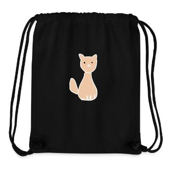 Hund braun tier symbol haustier tiere - Stanley/Stella recycelter Gym Bag - Schwarz - Vorne