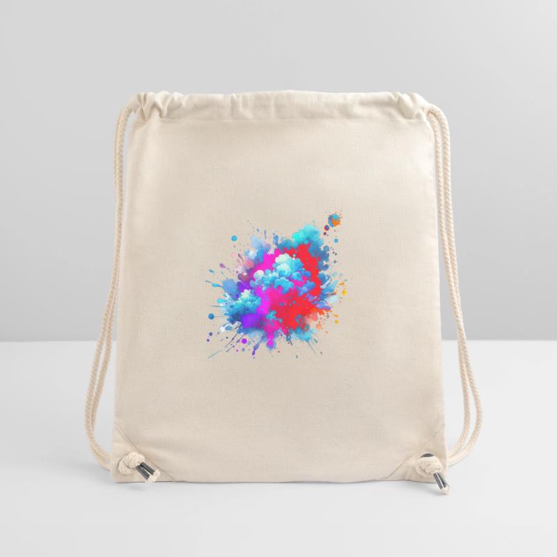 splash drop liquid abstract background water wave Stanley/Stella Recycled Gym Bag