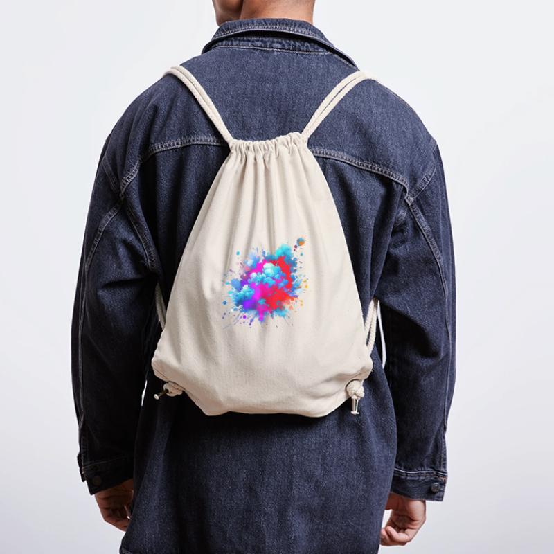 splash drop liquid abstract background water wave Stanley/Stella Recycled Gym Bag