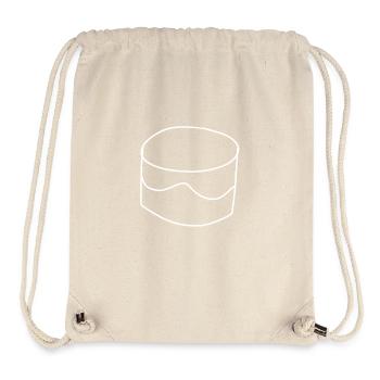 kuchen symbol essen torte - Stanley/Stella recycelter Gym Bag - Naturweiß - Vorne