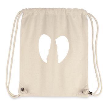 Ailes Ange Symbole Forme - Sac à cordon recyclé Stanley/Stella - blanc naturel - Devant