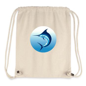 Marlin élégant - Sac à cordon recyclé Stanley/Stella - blanc naturel - Devant