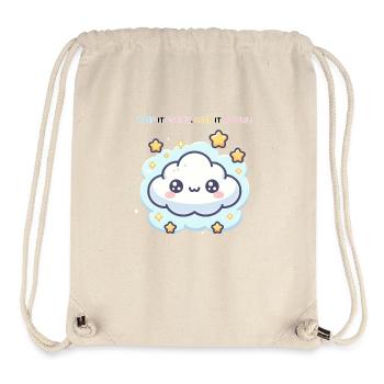 Keep it Fluffy Keep it Joyful ! - Stanley/Stella Recycled Gym Bag - natural - Front