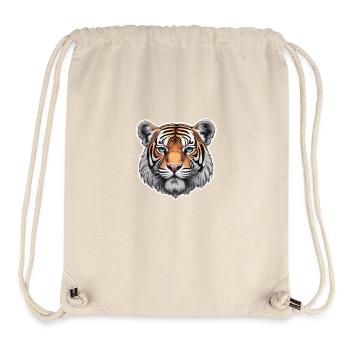 TIGER HEAD - Stanley/Stella Recycled Gym Bag - natural - Front