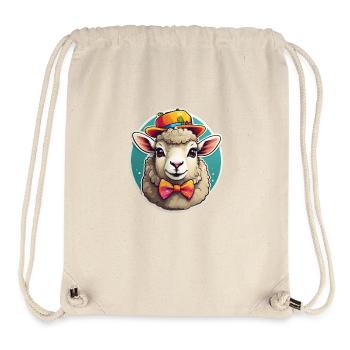 Funny Sheep Comic - Stanley/Stella Recycled Gym Bag - natural - Front