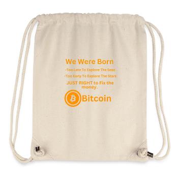 Crypto Summer: The Heat is On - Stanley/Stella Recycled Gym Bag - natural - Front