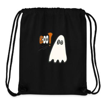 Halloween Geist - Ach du Schreck - Stanley/Stella recycelter Gym Bag - Schwarz - Vorne