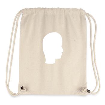 Head Profile People People Page Icon - Stanley/Stella Recycled Gym Bag - natural - Front