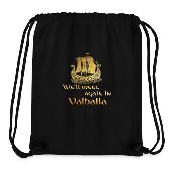 Wikingerboot See you in Valhalla 3 - Stanley/Stella recycelter Gym Bag - Schwarz - Vorne