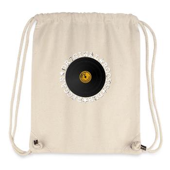 Dub Reggae Schallplatte - Stanley/Stella recycelter Gym Bag - Naturweiß - Vorne