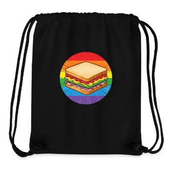 LGBTQ Sandwich - Stanley/Stella recycelter Gym Bag - Schwarz - Vorne