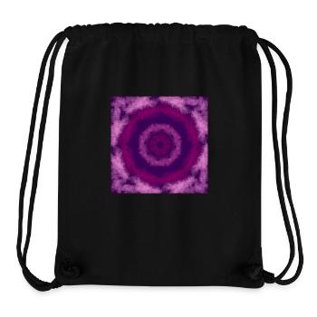 rosa lila - Stanley/Stella recycelter Gym Bag - Schwarz - Vorne
