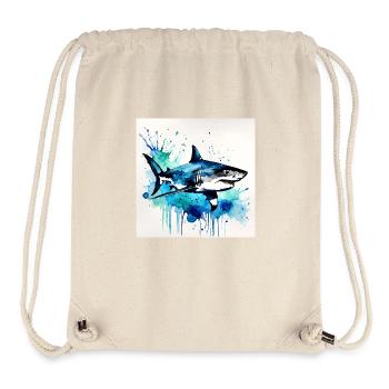 Shark - Stanley/Stella Recycled Gym Bag - natural - Front