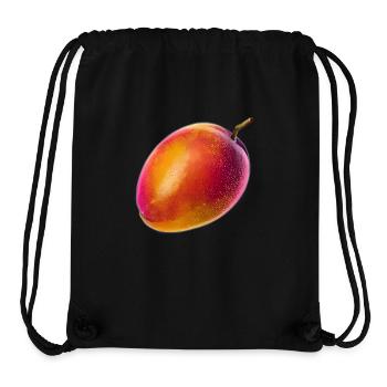 Vaporwave Mango - Stanley/Stella recycelter Gym Bag - Schwarz - Vorne
