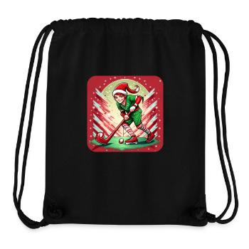 Weihnachtself Feldhockey - Stanley/Stella recycelter Gym Bag - Schwarz - Vorne