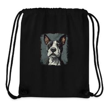 Bullterrier - Stanley/Stella recycelter Gym Bag - Schwarz - Vorne