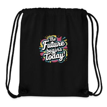 back to school - Stanley/Stella Recycled Gym Bag - black - Front