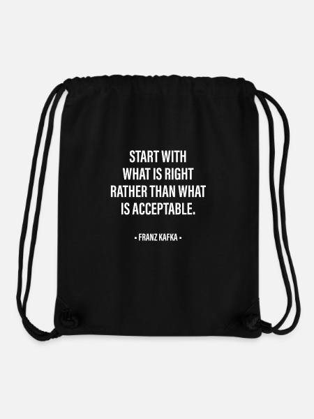 FRANZ KAFKA - Stanley/Stella Recycled Gym Bag - black