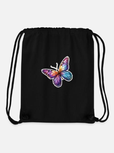 Butterfly Butterfly - Stanley/Stella Recycled Gym Bag - black