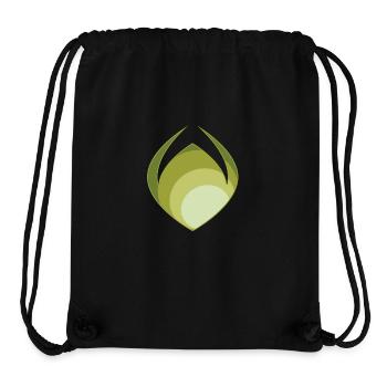 Grüne Abstraktion - Stanley/Stella recycelter Gym Bag - Schwarz - Vorne