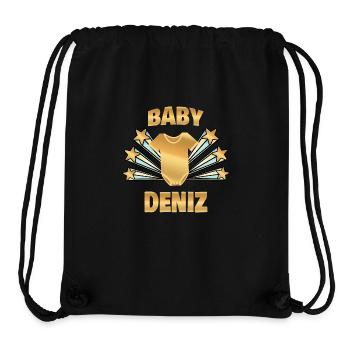 Birth of Deniz - Stanley/Stella Recycled Gym Bag - black - Front