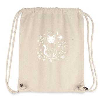 Enchanted Cat - Stanley/Stella Recycled Gym Bag - natural - Front