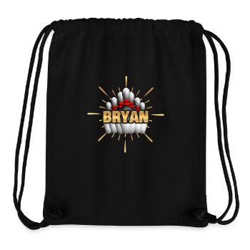 Bowling Bryan - Stanley/Stella Recycled Gym Bag - black - Front