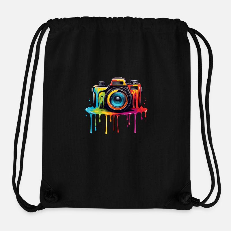 Photograph Graffity Motiv - Stanley/Stella recycelter Gym Bag - Schwarz