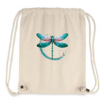 Sparkly Dragonfly - Stanley/Stella Recycled Gym Bag - natural - Front