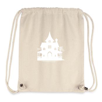 Altes verlassenes Halloween Geisterhaus - Stanley/Stella recycelter Gym Bag - Naturweiß - Vorne