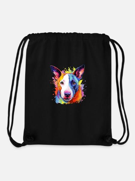 Bull Terrier Hund Motiv - Stanley/Stella recycelter Gym Bag - Schwarz