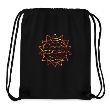 Burning Fire Sun - Stanley/Stella Recycled Gym Bag - black - Front