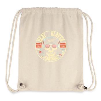 Beat Slayer Skull Flow Freak Rétro Vintage - Sac à cordon recyclé Stanley/Stella - blanc naturel - Devant