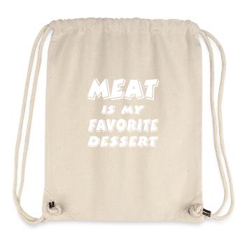 Viande - Sac à cordon recyclé Stanley/Stella - blanc naturel - Devant