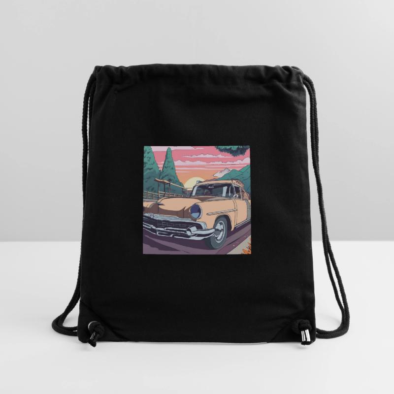 Oldtimer-Roadtrip Stanley/Stella recycelter Gym Bag