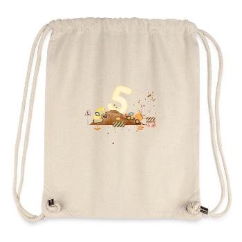 5th Anniversary Construction Site - Stanley/Stella Recycled Gym Bag - natural - Front