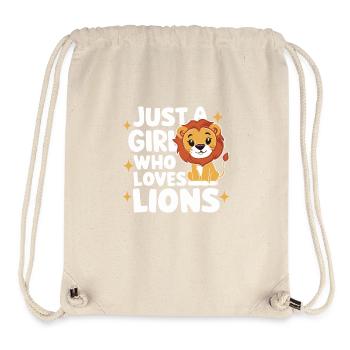 Lion Lion Animal Africa - Stanley/Stella Recycled Gym Bag - natural - Front