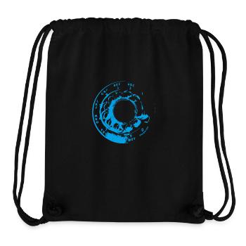 Retro Look - Blue - Stanley/Stella Recycled Gym Bag - black - Front