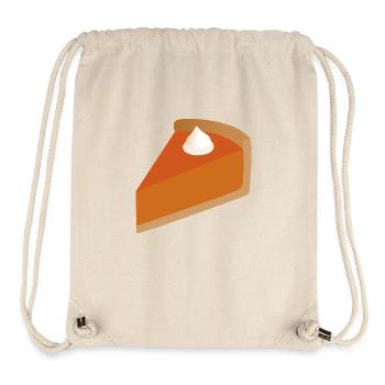 Tarte à la citrouille - Sac à cordon recyclé Stanley/Stella - blanc naturel - Devant