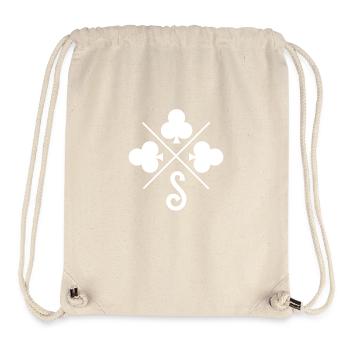 Glücksklee-Buchstabe - Stanley/Stella recycelter Gym Bag - Naturweiß - Vorne