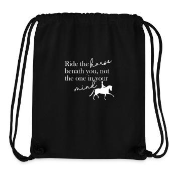 The Horse Beneath You - Stanley/Stella recycelter Gym Bag - Schwarz - Vorne